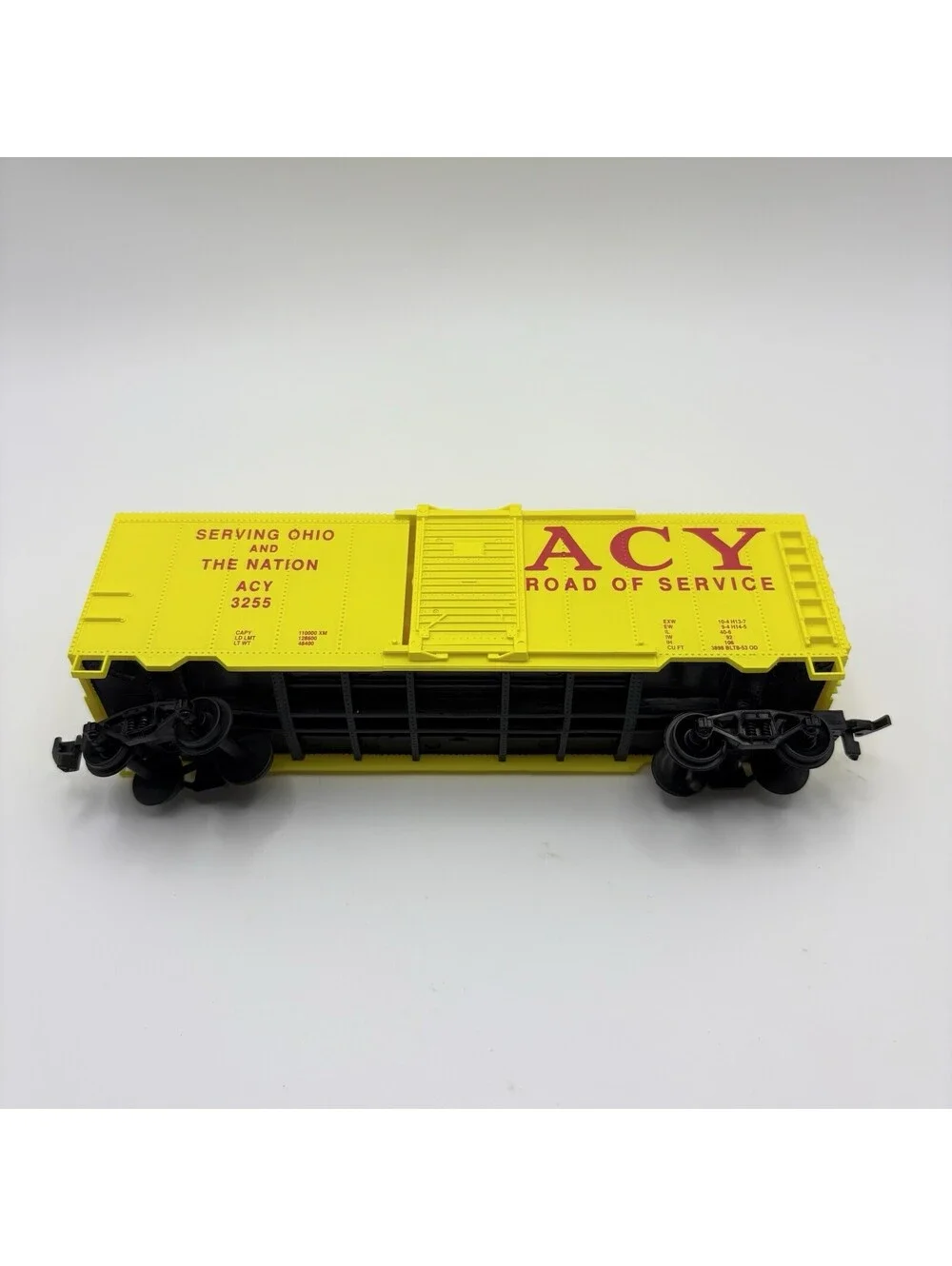 HO Scale LIFE-LIKE #8577 40' BOX CAR ACY #3255 YELLOW New Open Box